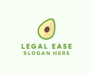 Vegetarian Avocado Fruit  Logo