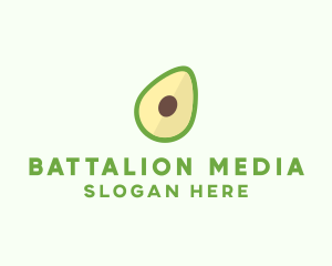 Vegetarian Avocado Fruit  logo design