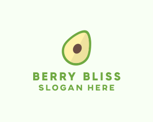 Vegetarian Avocado Fruit  logo design