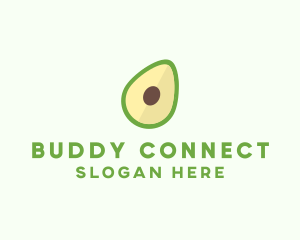 Vegetarian Avocado Fruit  logo design