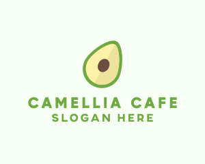 Vegetarian Avocado Fruit  logo design