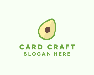 Vegetarian Avocado Fruit  logo design