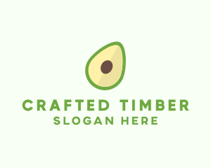 Vegetarian Avocado Fruit  logo design