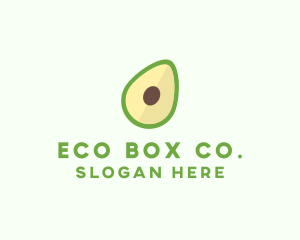 Vegetarian Avocado Fruit  logo design