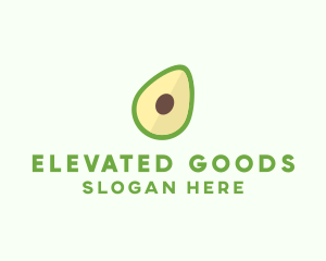 Vegetarian Avocado Fruit  logo design