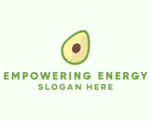 Vegetarian Avocado Fruit  logo design