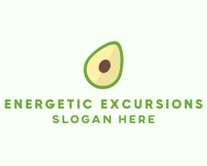 Vegetarian Avocado Fruit  logo design