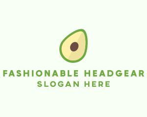 Vegetarian Avocado Fruit  logo design