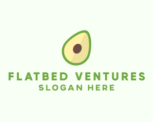 Vegetarian Avocado Fruit  logo design