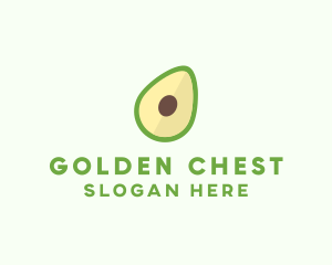 Vegetarian Avocado Fruit  logo design