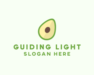 Vegetarian Avocado Fruit  logo design