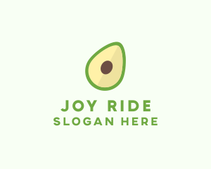 Vegetarian Avocado Fruit  logo design