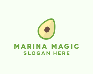 Vegetarian Avocado Fruit  logo design