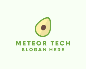 Vegetarian Avocado Fruit  logo design