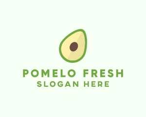 Vegetarian Avocado Fruit  logo design