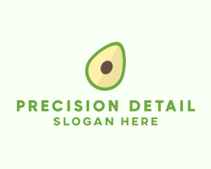 Vegetarian Avocado Fruit  logo design