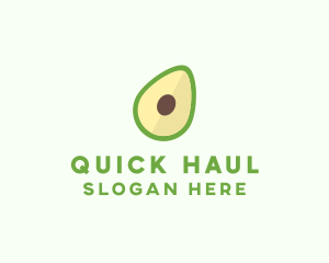 Vegetarian Avocado Fruit  logo design