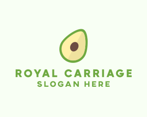 Vegetarian Avocado Fruit  logo design