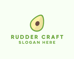 Vegetarian Avocado Fruit  logo design