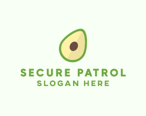 Vegetarian Avocado Fruit  logo design