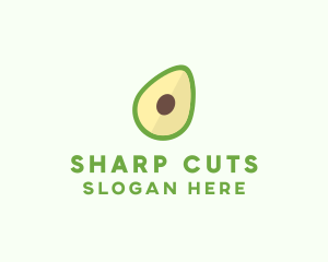 Vegetarian Avocado Fruit  logo design