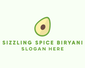 Vegetarian Avocado Fruit  logo design