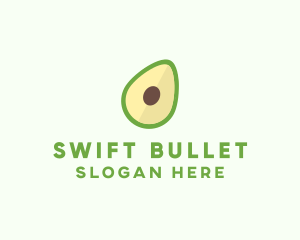 Vegetarian Avocado Fruit  logo design