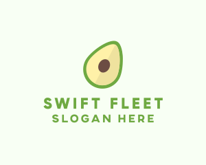 Vegetarian Avocado Fruit  logo design