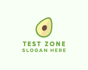 Vegetarian Avocado Fruit  logo design