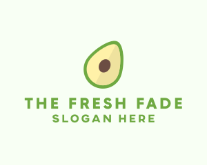 Vegetarian Avocado Fruit  logo design