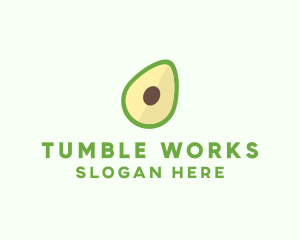 Vegetarian Avocado Fruit  logo design