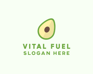 Vegetarian Avocado Fruit  logo design
