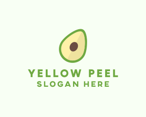 Vegetarian Avocado Fruit  logo design