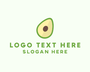 Nutrition - Vegetarian Avocado Fruit logo design