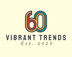 Cool Retro 60s Disco logo
