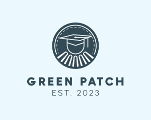 College Graduation Patch logo
