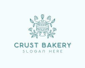 Rose Cake Bakery logo design