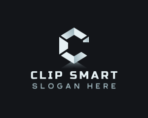 Cyber Startup Tech Letter C logo design