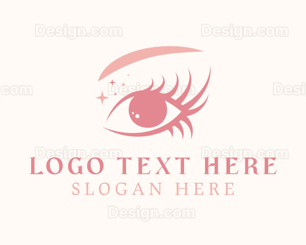 Eye Beauty Makeup Artist Logo