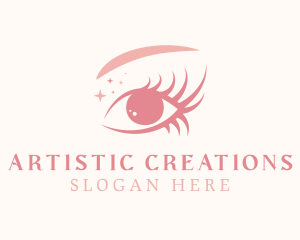 Eye Beauty Makeup Artist logo design