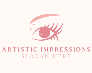 Eye Beauty Makeup Artist logo design