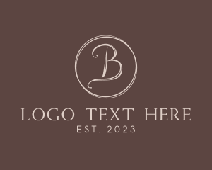 Minimalist Stylish Letter B logo