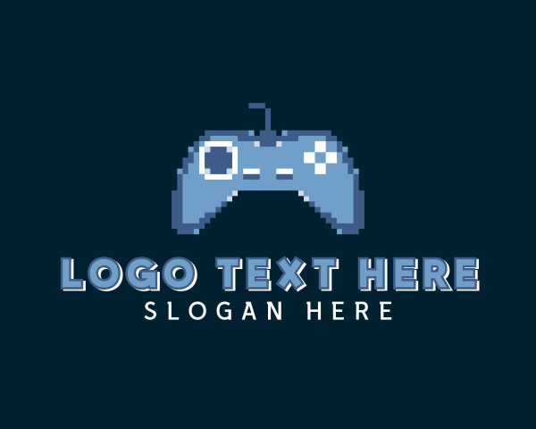 Pixelated Game Controller logo