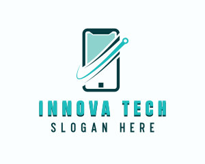 Tech Mobile App logo design