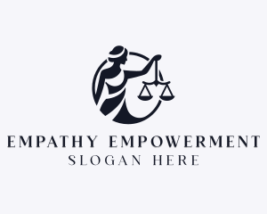 Woman Justice Empowerment  logo design