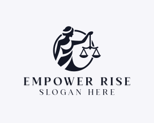 Woman Justice Empowerment  logo