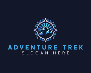 Compass Mountain Adventure logo design