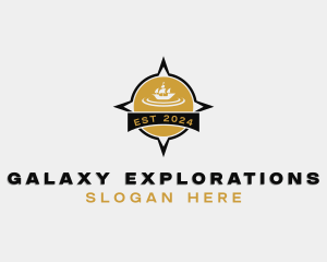 Navigation Expedition Compass logo design