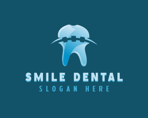 Tooth Braces Orthodontist logo design