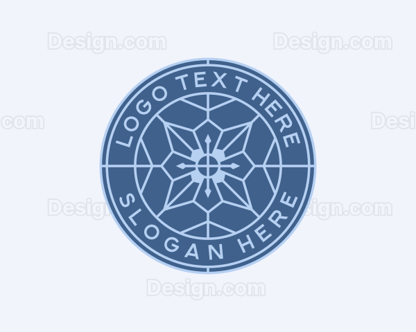 Spiritual Cross Religion Logo